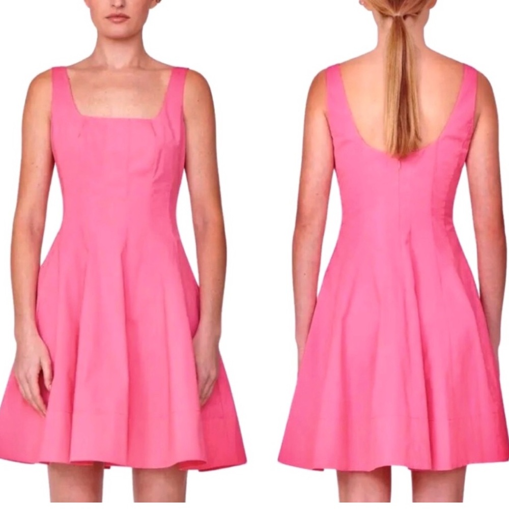 STAUD Vibrant Pink Mini Dress - Picture 5 of 5